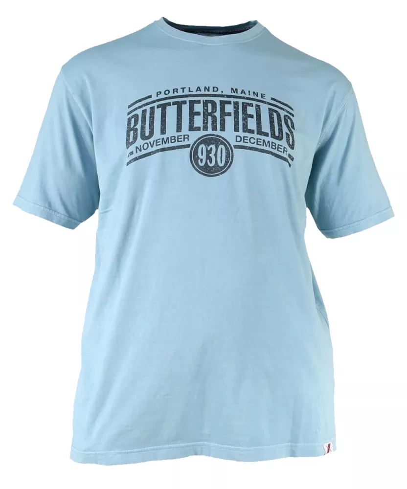 T-shirt manches courtes portland bleu vert de 3XL et 7XL-3XL