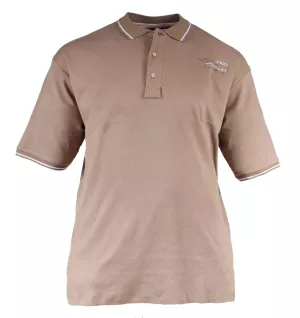 Polo manches courtes Beige  2XL et  3XL