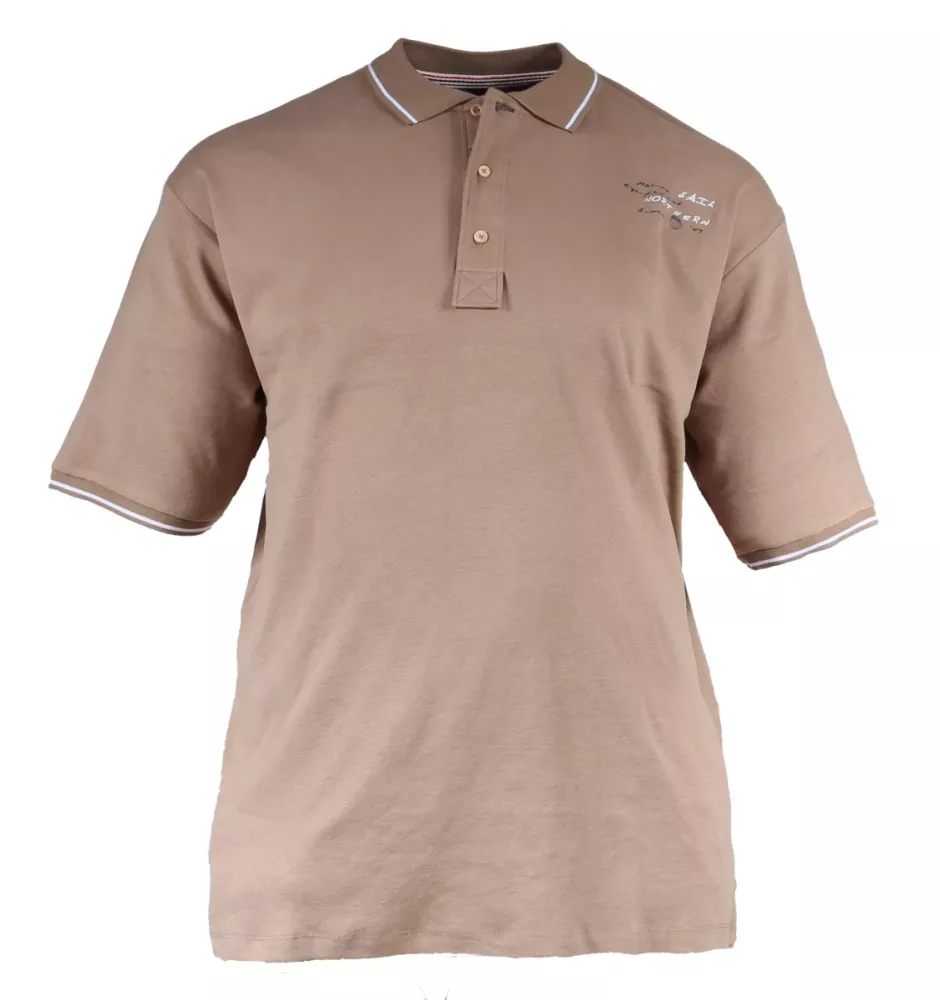 Polo manches courtes Beige  2XL et  3XL-2XL