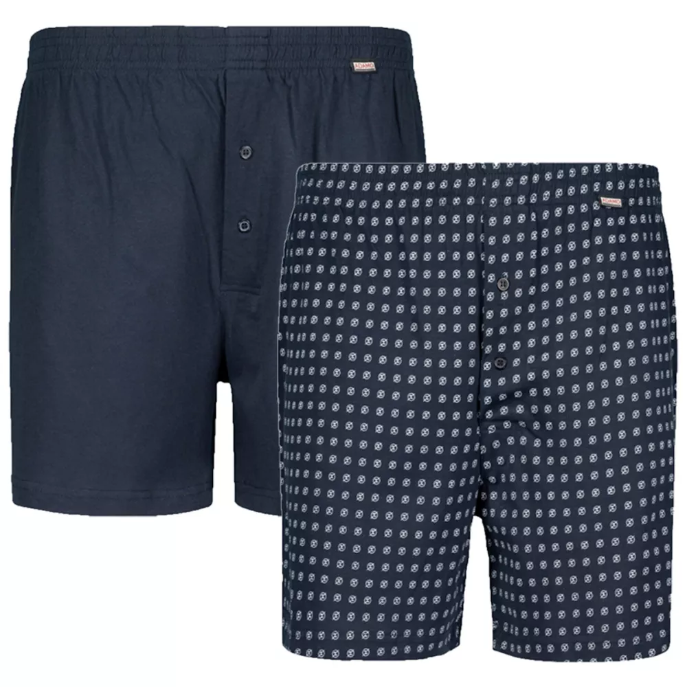 Pack 2 caleçons longs de qualité bleu marine grande taille 8(2XL) - 32(18XL)-T10