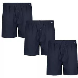 Pack de 3 caleçons longs de qualité bleu marine