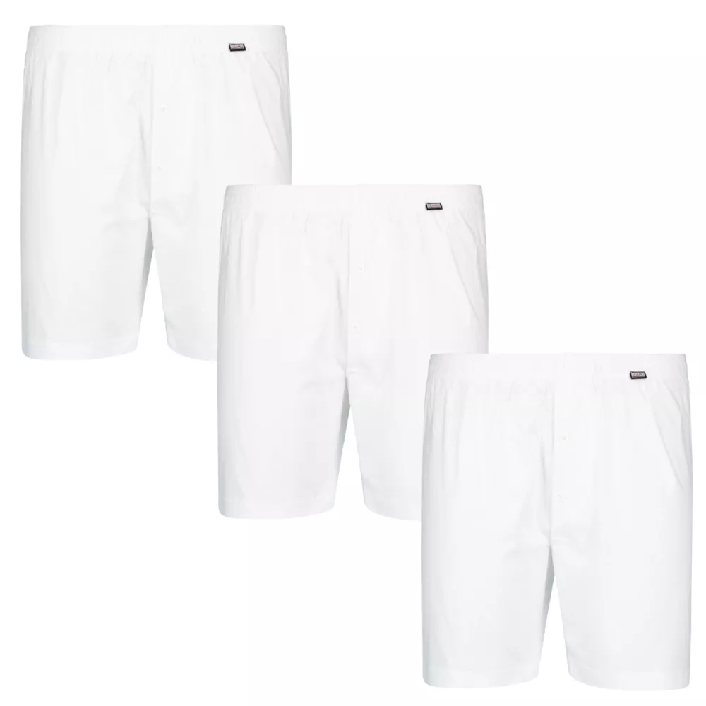 Pack de 3 caleçons longs de qualité blanc-T14