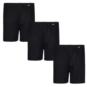 Pack de 3 caleçons longs de qualité noir grande taille 8 (2XL)  au 20 (8XL)