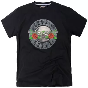 T-shirt Rock Guns N' Roses  manches courtes noir