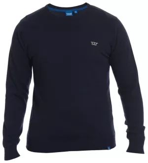 Pull col rond bleu marine 2XL - 3XL-3XL