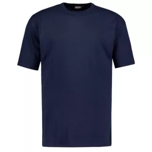 Tshirt bleu marine grande taille comfort fit-5XL