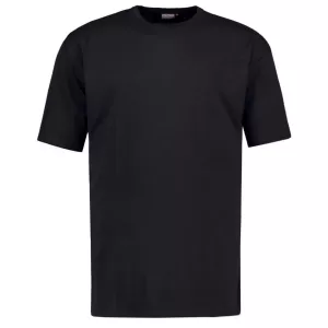 Tshirt noir grande taille comfort fit-18XL