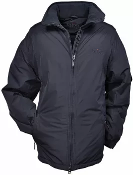 Blouson hiver Parka avec capuche bleu marine-14XL