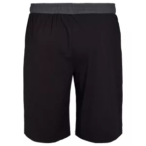 Short de Pyjama noir élastiqué et cordon-8XL