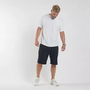 Short de Pyjama noir élastiqué et cordon-8XL