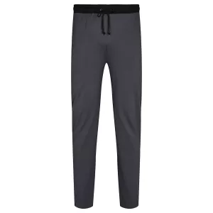 Pantalon de Pyjama gris foncé en coton-4XL