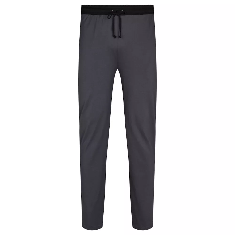 Pantalon de Pyjama gris foncé en coton-3XL