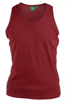 T-shirt sans manche rouge de 3XL à 7XL