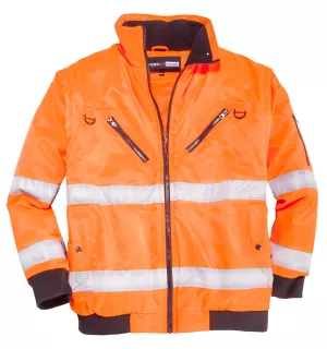 Veste de chantier Orange Fluo-7XL