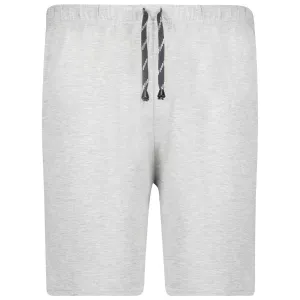 Short léger ou de Pyjama gris chiné en coton -4XL