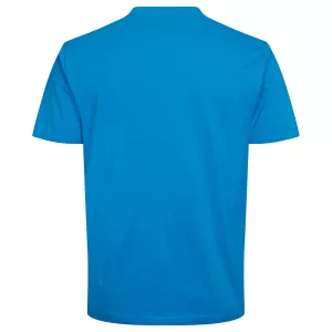 T-shirt bleu cobalt Col rond North basic-3XL