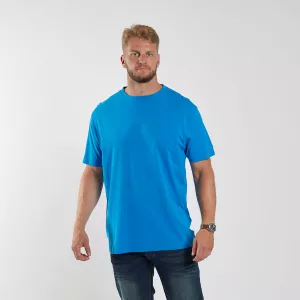 T-shirt bleu cobalt Col rond North basic-5XL