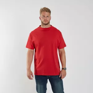 T-shirt rouge Col rond North basic-7XL