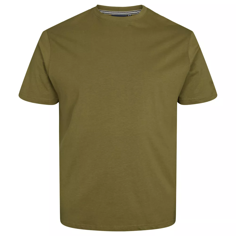 T-shirt vert olive Col rond North basic-2XL