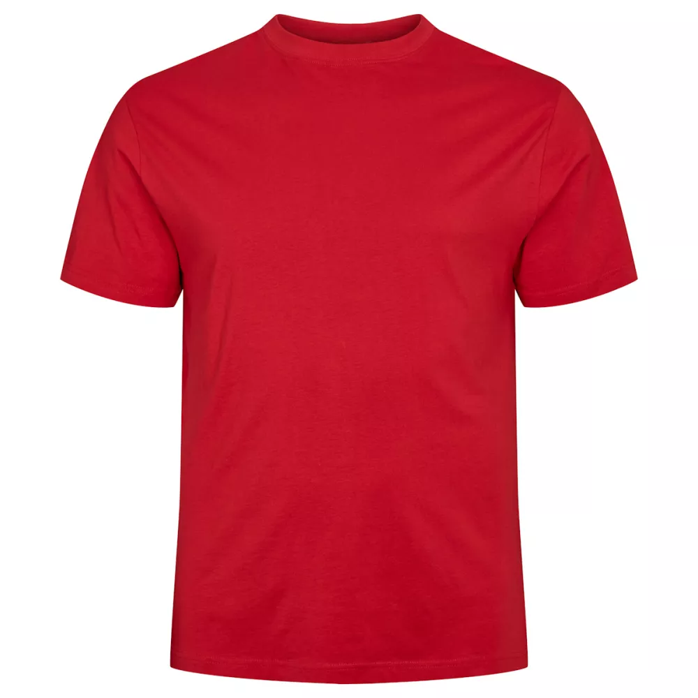 T-shirt rouge Col rond North basic-7XL