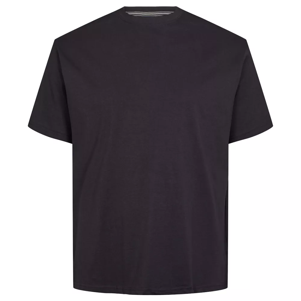 T-shirt bleu marine Col rond North basic-2XL