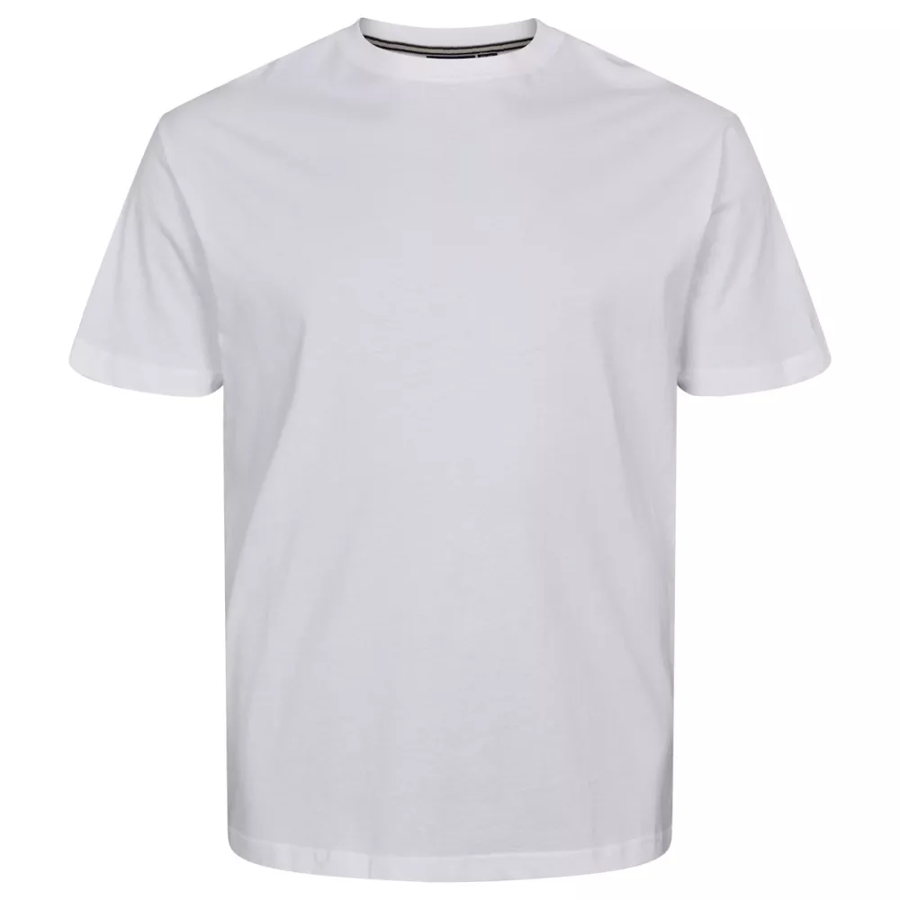 T-shirt blanc Col rond North basic-2XL