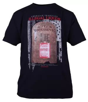 T-shirt manches Courtes bleu marine de 4XL