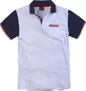 Polo manches courtes blanc 3XL
