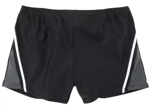 Maillot de bain homme coloris Noir Gris grande taille