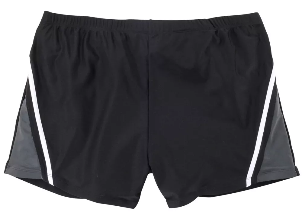 Maillot de bain homme coloris Noir Gris grande taille-4XL