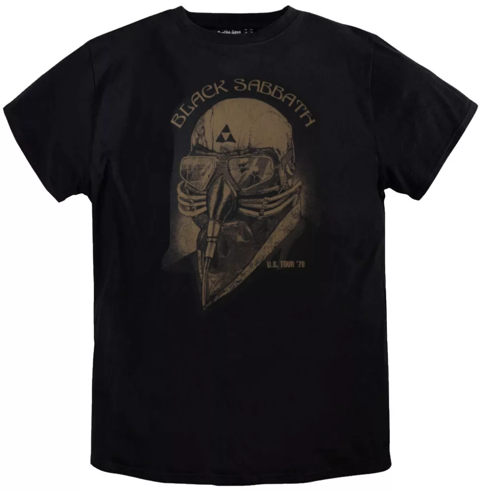 T-shirt Rock Black Sabbath manches courtes noir 2XL et 3XL-2XL