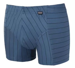 Boxer microfibre de qualité  bleu grande taille 8 - 2XL