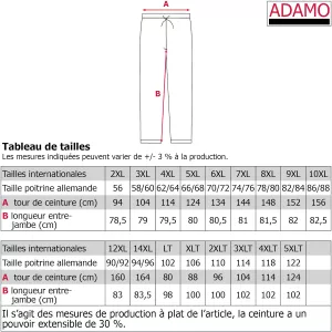 Pantalon de jogging noir-3XL