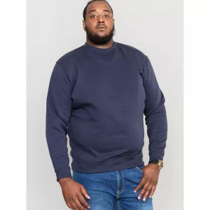 Sweat longues manches bleu marine de 3XL à 8XL-5XL