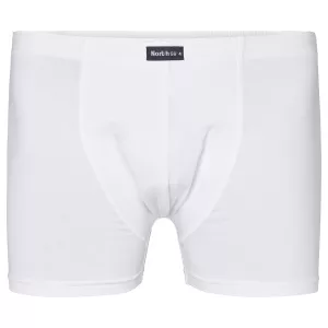 Boxer Stretch blanc grande taille