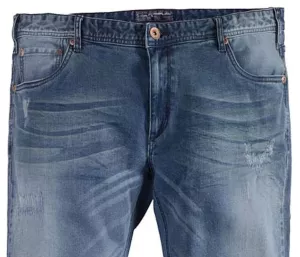 Replika jeans mode bleu clair délavé taille 40US-P40