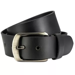 Ceinture noir ajustable de 120 cm à 150 cm--