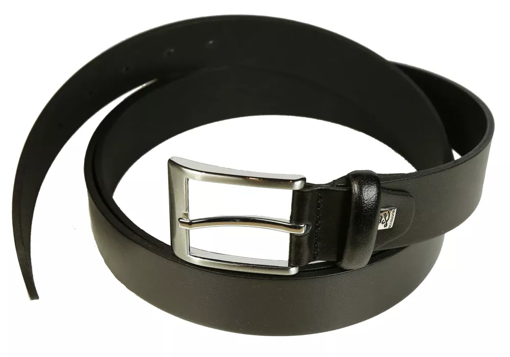 Ceinture noir ajustable de 120 cm à 150 cm--