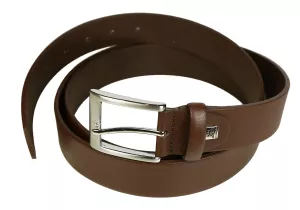 Ceinture brun foncé ajustable de 155 cm à 170 cm--
