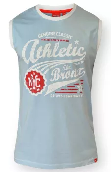 T-shirt sans manche bleu clair 2XL