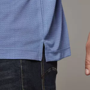 Polo Cool effect manches courtes bleu clair 4XL-4XL