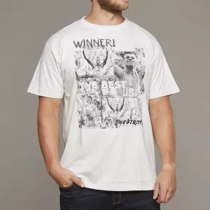 Tee-shirt Winner Carl Lewis gris chiné-4XL