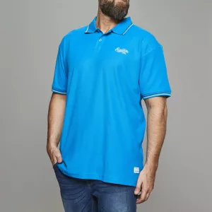 Polo Replika manches courtes turquoise