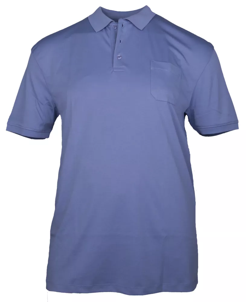 Polo cool effect  manches courtes bleu-3XL