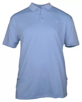 Polo cool effect  manches courtes bleu clair