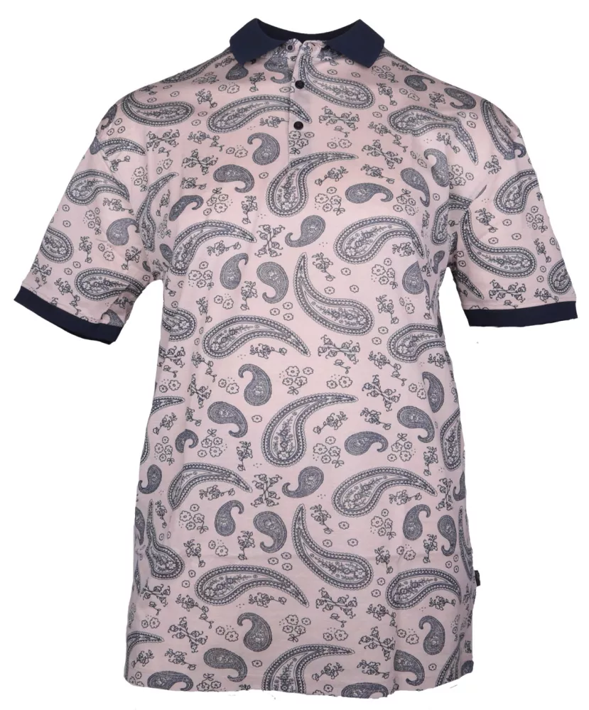 Polo manches courtes sable de 3XL à 7XL -7XL