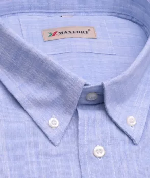 Chemise manches courtes bleu clair-3XL
