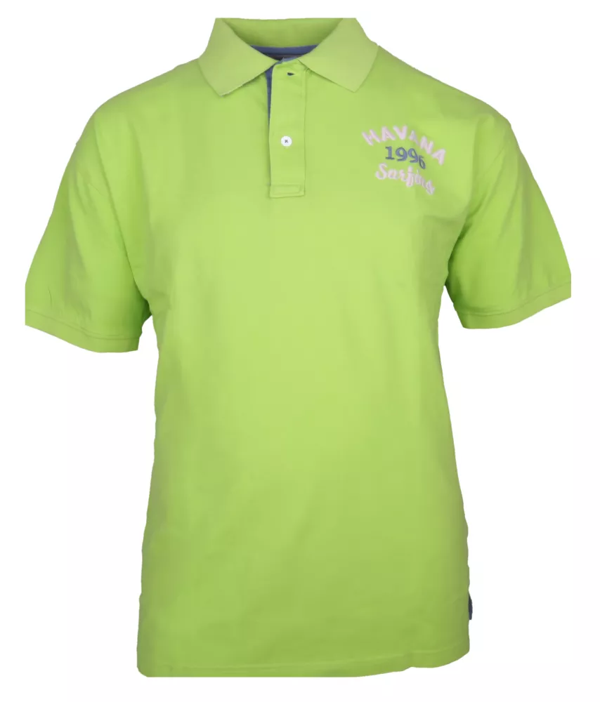 Polo manches courtes Vert Pistache - Havana-4XL