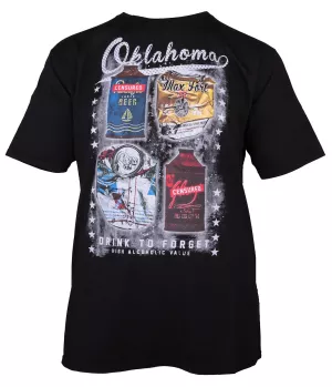 T-shirt manches Courtes noir de 3XL à 5XL