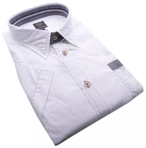 Chemise Kitaro manches courtes blanche-7XL